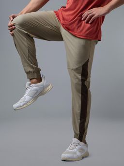 Technosport - Khaki Men Solid Slim Fit Sports Jogger