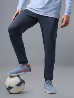 Technosport - Grey Men Plain Slim Fit Sports Trackpant