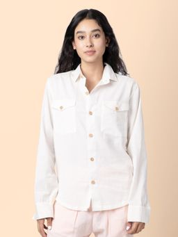 phuhar's - Canyon Natural White Women Shirt