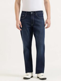 United Colors of Benetton - Men Blue Cotton Blend Solid Jeans