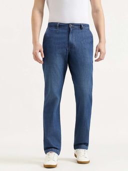 United Colors of Benetton - Men Blue Pure Cotton Solid Jeans