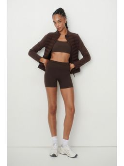 H&M - Women Brown Hybrid Padded Jacket With Thermomove