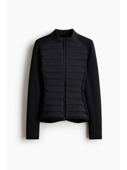 H&M - Women Black Hybrid Padded Jacket With Thermomove
