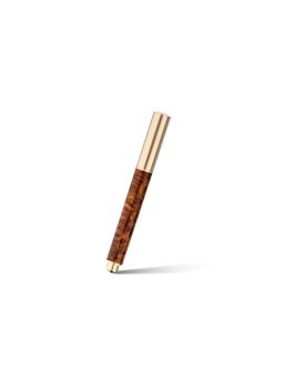 Vanderbilt New York - Brown & Gold Wood Finish Shelborne Rollerball Pen