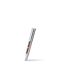 Vanderbilt New York - Silver & Wood-finish Lakeshore Signature Rollerball Pen