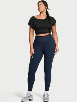 Victoria's Secret - Blue Polyamide Skinny Sports Tights
