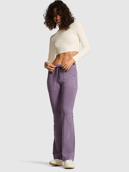 Victoria's Secret - Purple Cotton Blend Regular Sports Leggings