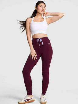 Victoria's Secret - Purple Polyester Skinny Sports Tights