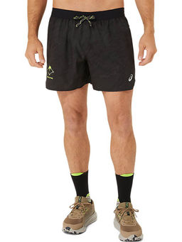 ASICS - Black Polyester Regular Shorts