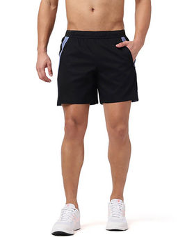ASICS - Black Polyester Regular Shorts
