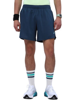ASICS - Blue Polyester Regular Shorts