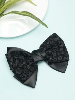Stol'N - Black Cotton Hair Clip
