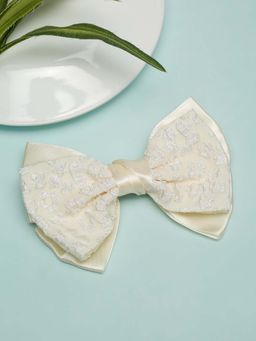 Stol'N - Cream Cotton Hair Clip
