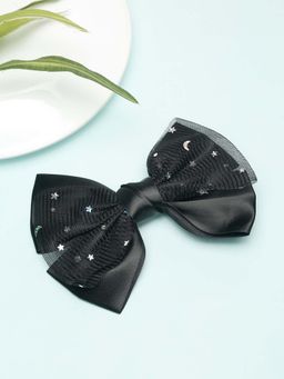 Stol'N - Black Cotton Hair Clip
