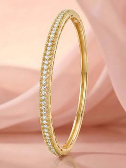 ADIVA - White Steel Stones Bracelet