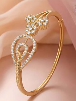 ADIVA - White Steel Stones Bracelet