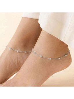 Zavya - Silver Sterling Silver Jewellery Anklets (Pack of 2)