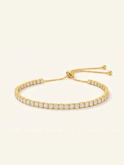 ZAISHA - White Stainless Steel Stones Bracelet