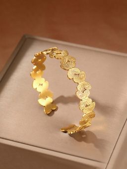 Designs & You - Gold Stainless Steel Statement Kada