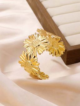 Designs & You - Gold Stainless Steel Statement Kada