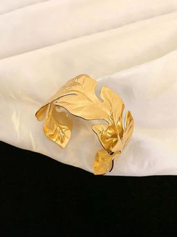 Designs & You - Gold Stainless Steel Statement Kada