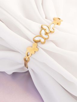 Vogue Panash - White Brass Contemporary Bracelet