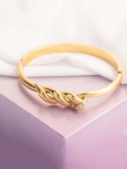 Vogue Panash - Gold Brass Statement Bracelet