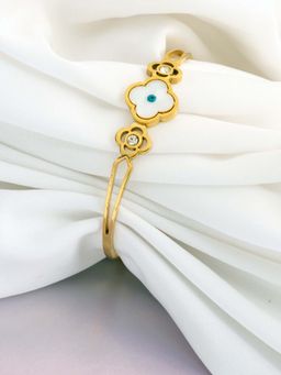 Vogue Panash - White Brass Contemporary Bracelet