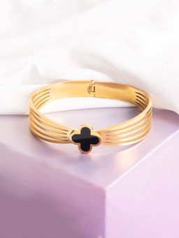 Vogue Panash - Black Brass Statement Bracelet