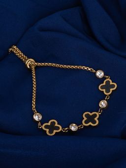 Vogue Panash - White Brass Stones Bracelet