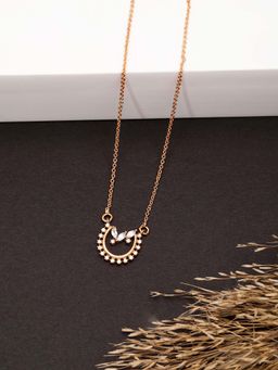 Vogue Panash - White Brass Stones Necklace