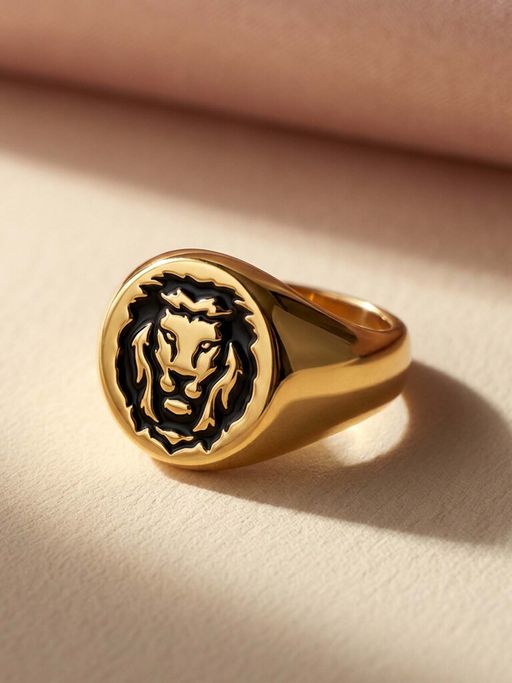 Zavya Gold Sterling Silver Jewellery Ring