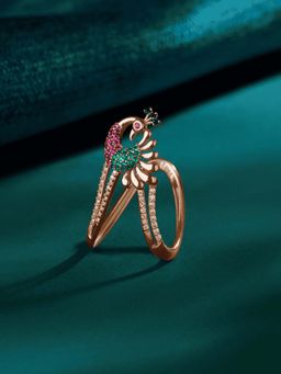 Zavya - Multi-Color Sterling Silver Stones Ring