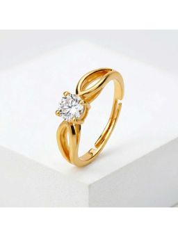 Zavya - White Sterling Silver Stones Ring