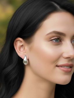 925 SILLER - Silver Sterling Silver Statement Pair Of Earrings