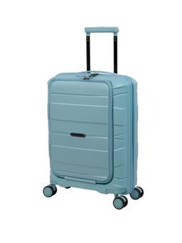 it luggage - Momentous Blue Cabin 20 Inches With Padded Laptop Section Hardsided TSA Trolley Bag