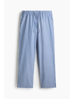 H&M - Men Blue Relaxed Fit Poplin Pyjama