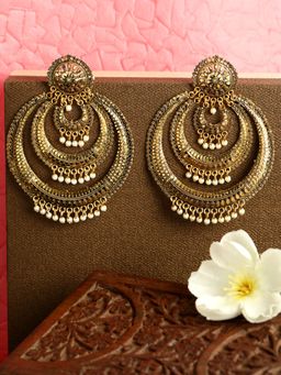 Anika's Creations - Anika's Creation Antique Polished Chandbalis For Women And Girls