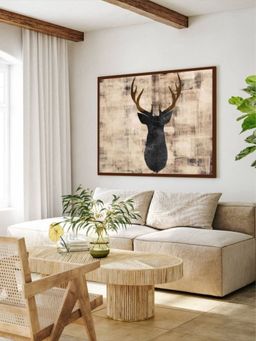 The Art House - Abstract Painting Multicolor (40X30 Inches)