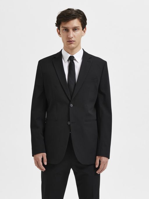 Selected Black Double Button Suit-Set Blazer