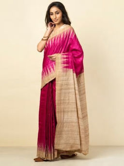 Fabindia - Silk Tussar Woven Sari