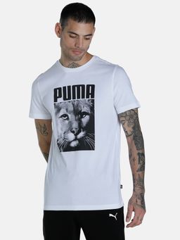 Puma - Graphic 2 Men White T-shirt