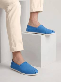Styli - Men Blue Synthetic Sole Espadrilles
