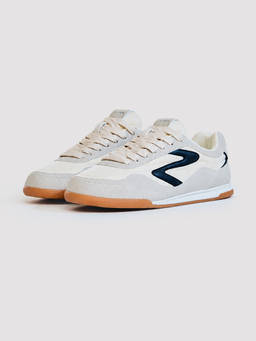 Snitch - Men Beige Tpr Sole Sneakers