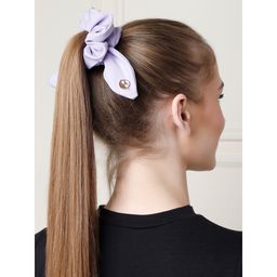 ELLE - Purple Satin Scrunchy