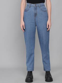 KOTTY - Women Blue High Rise Solid Jeans