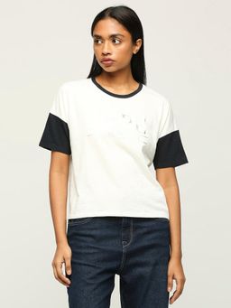 Pepe Jeans - White Printed Short Sleeve T Shirt