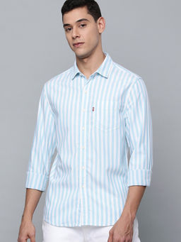 Levi's - Blue Topaz & White Stripes Shirt