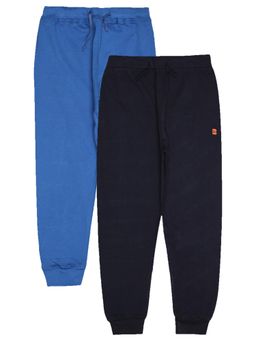Bodycare - Girls Solid Trackpant - Dark Navy and Royal Blue (Pack of 2)