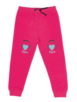 Bodycare - Girls Solid Trackpant - Fuchsia